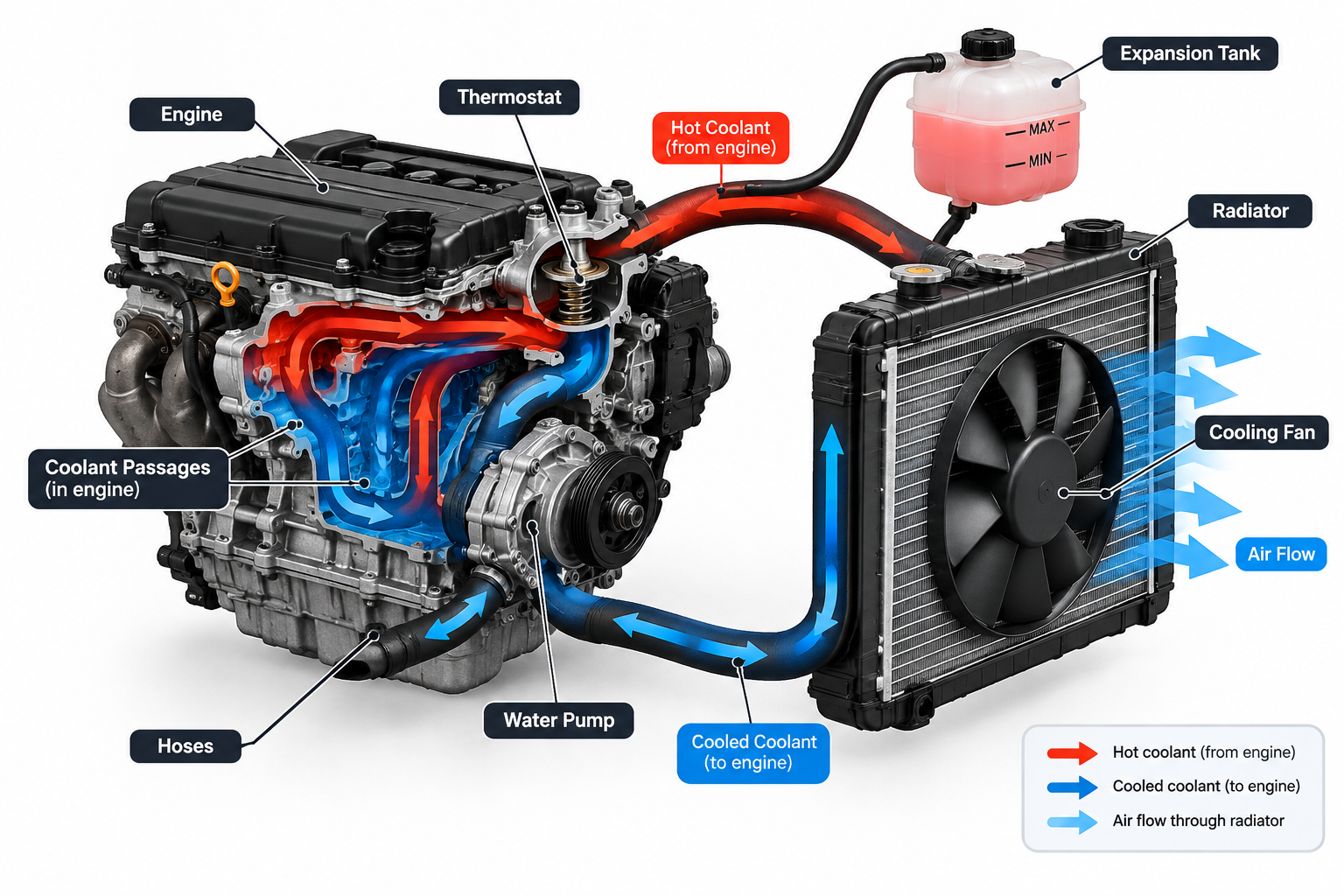 You are currently viewing How the Car Cooling System Works